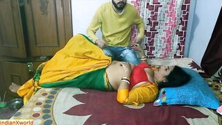 Indian teen boy has hot sex with friend's sexy mother! Hot webseries sex