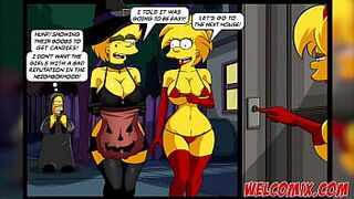 Special Halloween Night! Simpsons Porn! Simptoons!