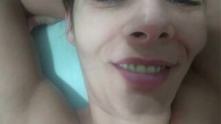 She hadn't been fucked for a few years, since she got divorced she's been without sex, think of an insatiable bitch
