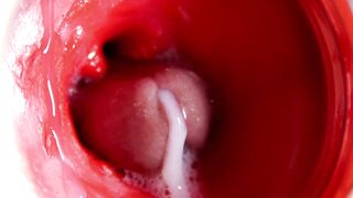 CAMERA INSIDE PUSSY: POWERFULL CUM IN PUSSY! BEST Internal ASMR in 4K MORE SPERM