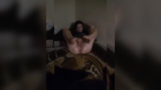 Cuck submits to master while his girl gets fucked in bathroom