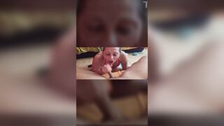 The Spanish blonde I love to eat cocks