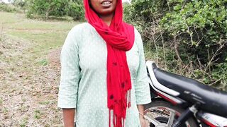 After college holidays, young Indian desi girl goes to the jungle with her boyfriends - desi village young college girl jungle .