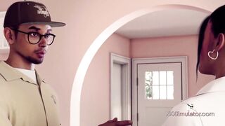 Special Service: Perv Mistress Diana and the Lucky Delivery Guy(HQ 3D Gameplay)