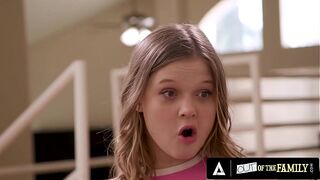 OUT OF THE FAMILY - Teen Coco Lovelock Squirts While Getting Fucked Hard By Her Stepbrother