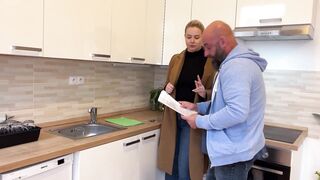 Horny Blonde Real Estate Agent Cheats On Her Husband With Client