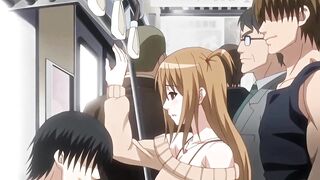 They fuck her on the bus in front of everyone ! - BEST HENTAI CARTOON TREESOME SEX SCENES COMPILATION (hentai sex, cartoon porn, public sex)
