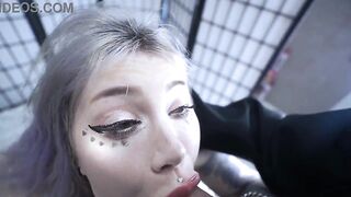 Busty Slut Gets Fucked By A Big Cock And Gets Creampied With A Lot Of Cum (Bukkake)