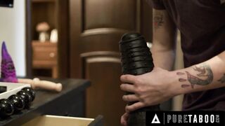 PURE TABOO Angry Lauren Phillips Catches Pervert Virgin Stepson Snooping Where He Shouldnt Be