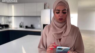 Hungry Muslim Girl Breaks Her Fast with BBC