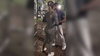 I fucked this delicious, slutty married woman in front of her cuckolded husband. The big-dicked personal trainer is going to give the slutty married woman a workout and then fuck her.